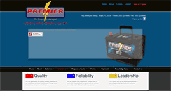 Desktop Screenshot of premierbatteries.com