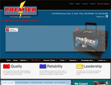 Tablet Screenshot of premierbatteries.com